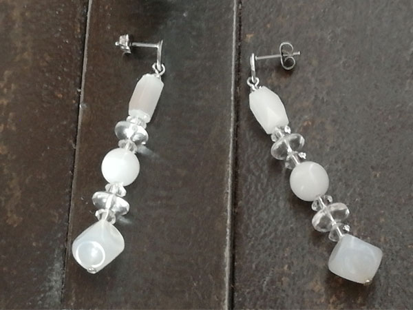 boucles perle de verre