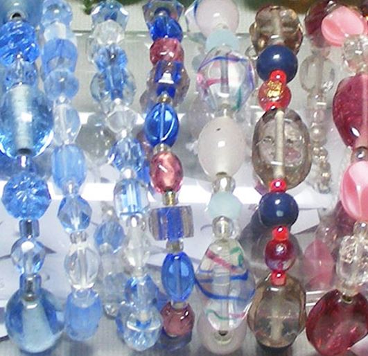 bijoux en perles de verre