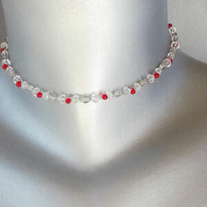 Collier en perles de verre