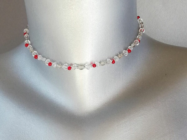 Collier en perles de verre